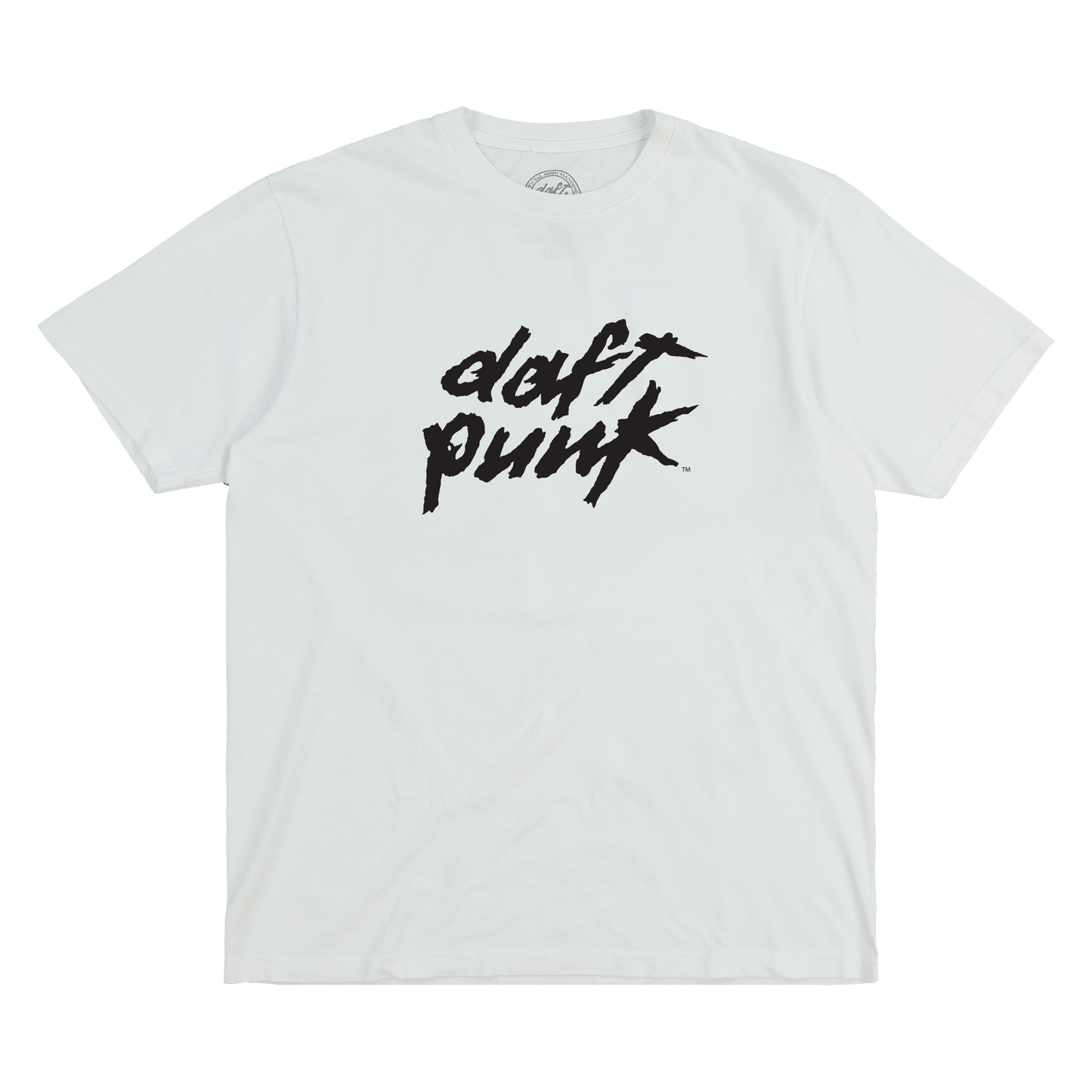 White Daft Punk Logo Tee