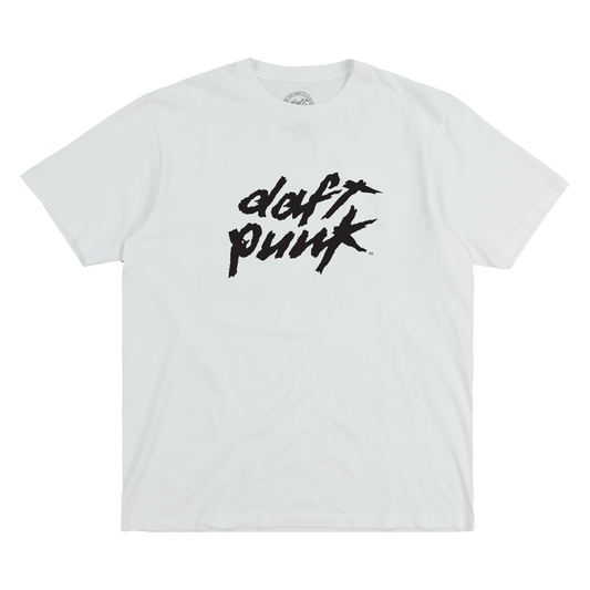 White Daft Punk Logo Tee
