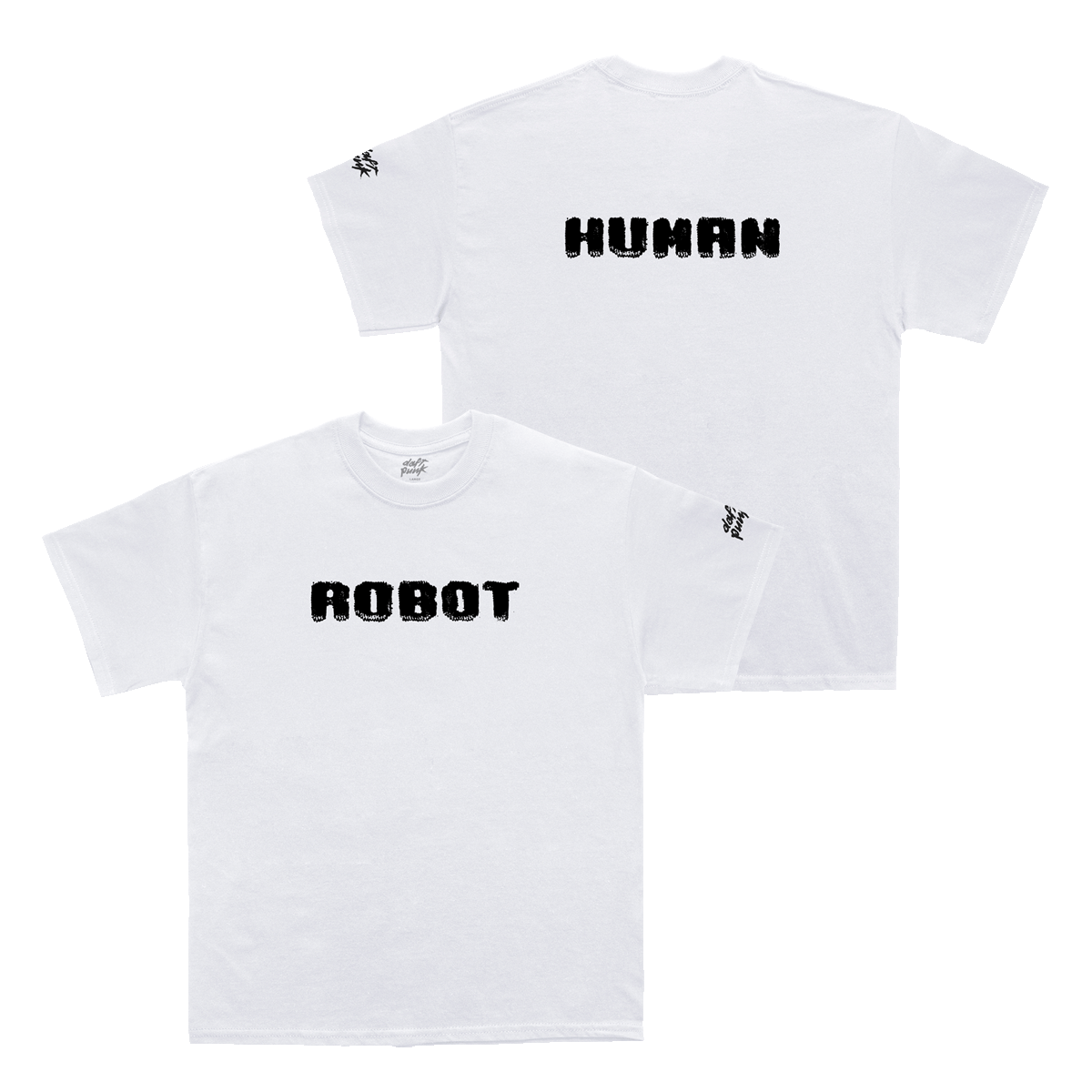Human After All White Robot T-Shirt