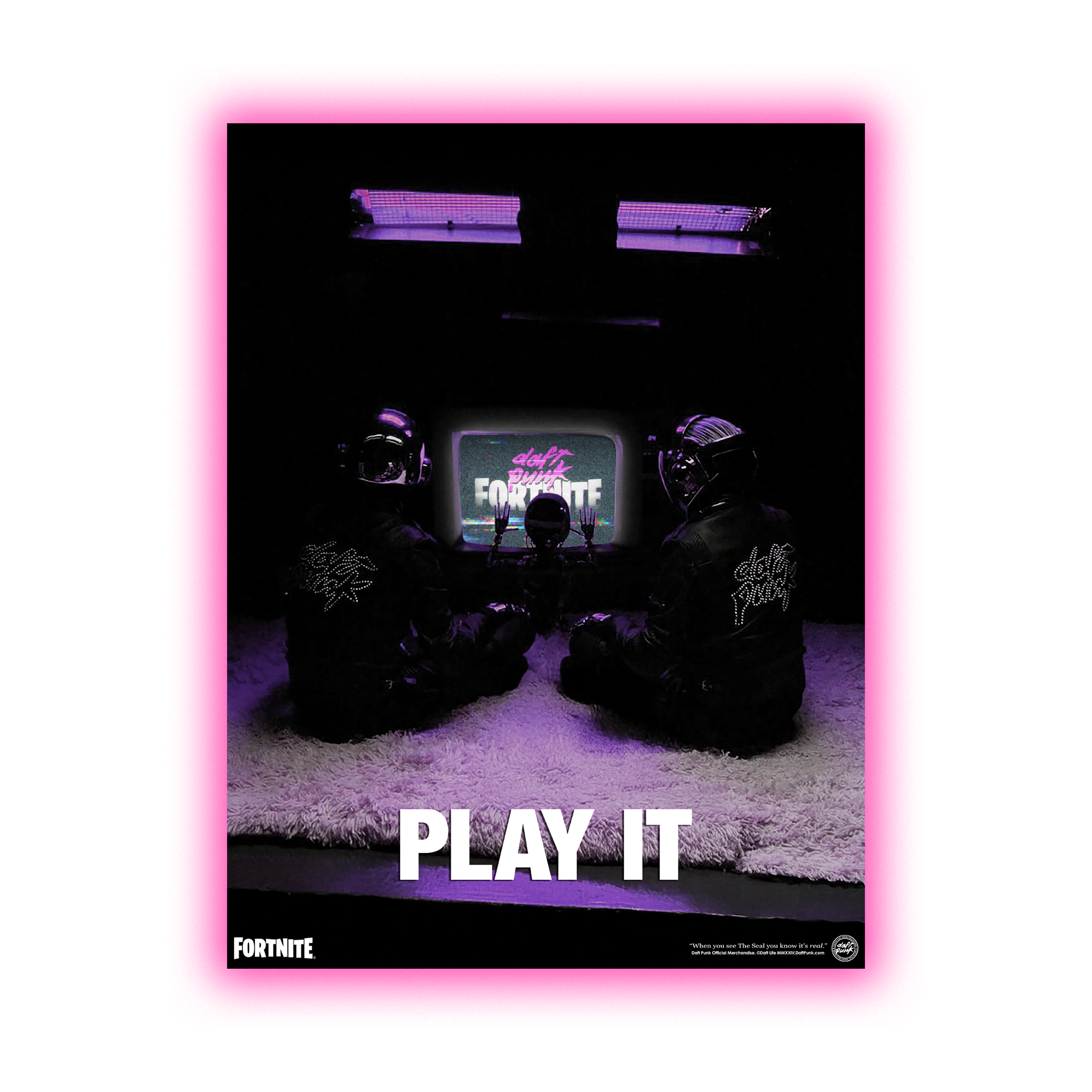 Fortnite x Daft Punk Poster | Daft Punk UK | Official Store