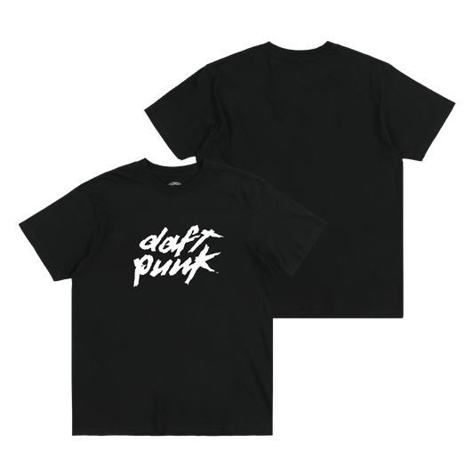 Black Daft Punk Logo Tee